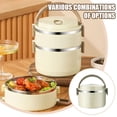 thumbnail image 3 of LEARNEVER Stainless Steel Insulated Lunch Box with Large Capacity Portable Lunch Box OHH, 3 of 6