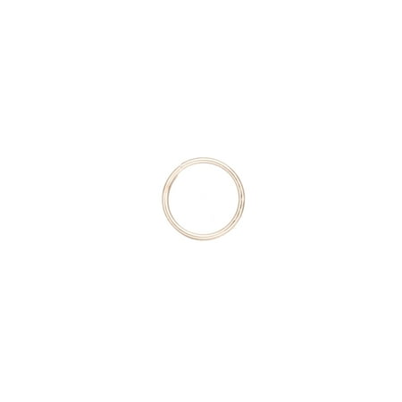 - 7mm Platinum-Finished Brass Split Rings With 0.6mm Wire Sold per pkg of 100