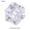 thumbnail image 4 of Yuarrent Cubitos de hielo acrílicos de simulación de 100 piezas, más de 100 piezas en cantidad, duraderos y respetuosos con el medio ambiente Decoración del hogar, 4 of 6