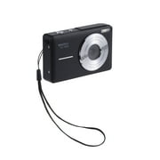 Vivitar Popsnap Slim Lightweight Built-In Flash 1080p 16X Zoom Compact Digital Camera with Micro SD Slot, Black
