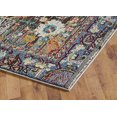 thumbnail image 3 of Faded Distressed Kashan Vintage Persian Area Rug Multi Color, 3 of 5