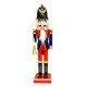 thumbnail image 1 of Cascanueces de de Decoración Navideña Clásica, Adornos de Espadachín Decorativos Hechos a , añade Festiva a Tu Trompeta Hugo cascanueces soldado, 1 of 7