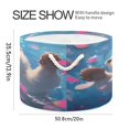 thumbnail image 3 of BZSMCE Decorative Storage Open Bins 20x14in In Serene Petal Otter Printed, 3 of 6