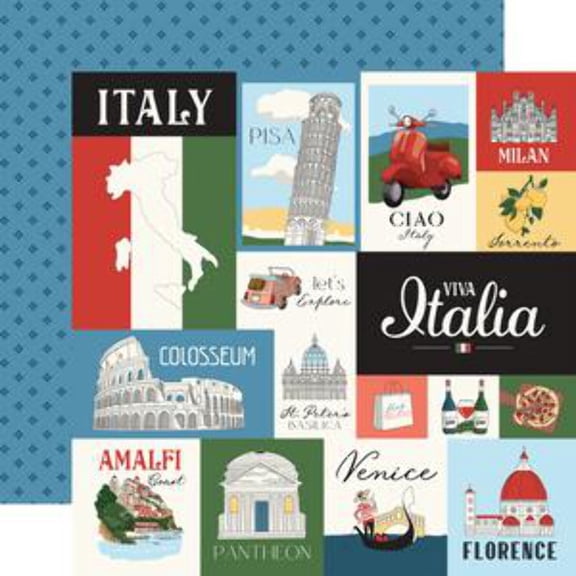 Carta Bella Collection Kit 12"x12" - Italy
