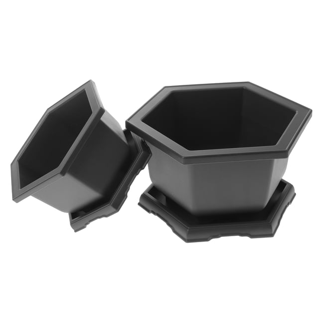 unbranded 2Jgo Maceta Plástica Y Práctica Para Plantas En Interior Y Exterior