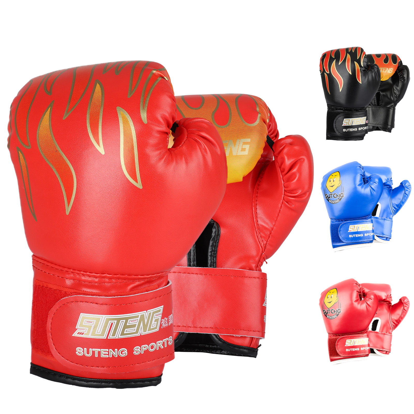 Kids Boxing Gloves Junior Punching Bag Mitts Muay Thai Training Sparring Gloves 