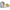 Yellow Gold, variant on Cate & Chloe Mallory 18k White Gold Plated Stud Earrings with Swarovski Crystals Gift for Women