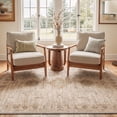 thumbnail image 3 of KUETH 2x3 Soft Oriental Vintage Accent Rug, Machine Washable Low Pile Non Slip Backing Rug, OCHRE VELVET Rug for Entryway Kitchen, 3 of 5