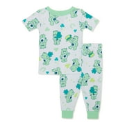 Care Bears Toddler Unisex St. Patrick's Day, 2-Piece Pajama Set, Sizes 12M-5T