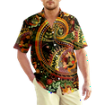 thumbnail image 6 of Paisley Floral Hawaiian Shirt Button Down Shirt Men Summer Top for Travelling and Dating, 6 of 11