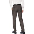 thumbnail image 5 of Kenneth Cole Reaction Stretch Textured Weave Slim Fit Dress Pants Chocolate, 5 of 6