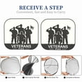 thumbnail image 6 of Sikiie Veterans Day Print Foldable Car Windshield Sun Visor, Car Window Sunshade Suitable for Sedan, SUV and Truck Car Accessories-Small, 6 of 6