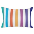 thumbnail image 2 of Rainbow Stripes Throw Pillow Cover,Colorful Geometric Modern Minimalist Art Rectangle Decorative Pillow Case Protector Soft Cushion Cover Lumbar Pillowcase for Couch Sofa Bedroom Car Decor 16x24 Inch, 2 of 8