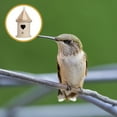 thumbnail image 3 of Casa para pájaros de madera, sin terminar, pintable, para hacer tú mismo, caja para pájaros, comedero para pájaros de madera, 3 of 8