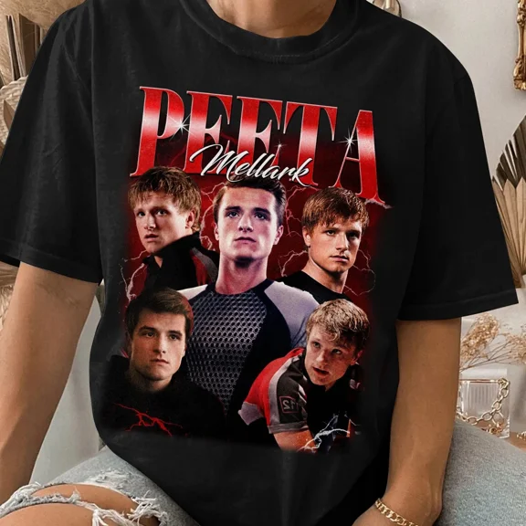 RARE Vintage Peeta Mellark T-Shirt, Josh Hutcherson Shirt Gift For Fans