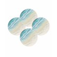 thumbnail image 7 of 13 Inch Round Placemats Set of 4, Teal Beach Coastal Non Slip Heat Insulation PP Table Mats, Summer Ocean Nautical Seaside Washable Place Mats for Kitchen Dining Party Table Decor, 7 of 7