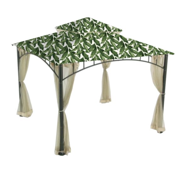 Garden Winds Replacement Canopy Top Cover for the Madaga Gazebo -Standard 350 - Palm