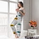 thumbnail image 5 of Balery Hello Pantalones de pijama para mujer, pijamas ultraligeros, pantalones de estar por casa-Large, 5 of 6