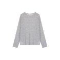 thumbnail image 1 of Camisetas de manga larga para mujer, informales, holgadas, versátiles, lisas, a la moda, resistentes al sol, para uso diario, para la oficina, sencillas, con cuello redondo y elegantes., 1 of 6