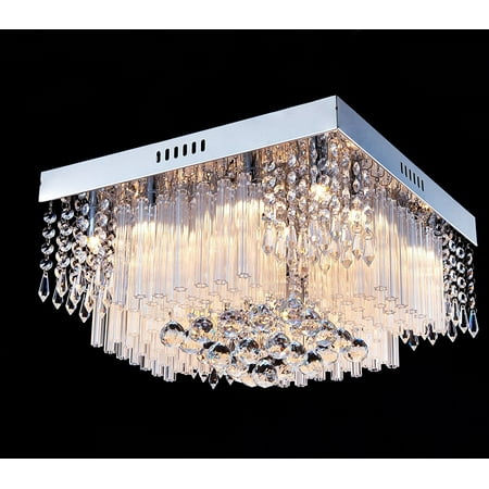 Saint Mossi Chandelier Modern K9 Crystal Raindrop Saint Mossi Chandelier Modern K9 Crystal Raindrop Lighting Flush Mount Led Ceiling Light Fixture Pendant