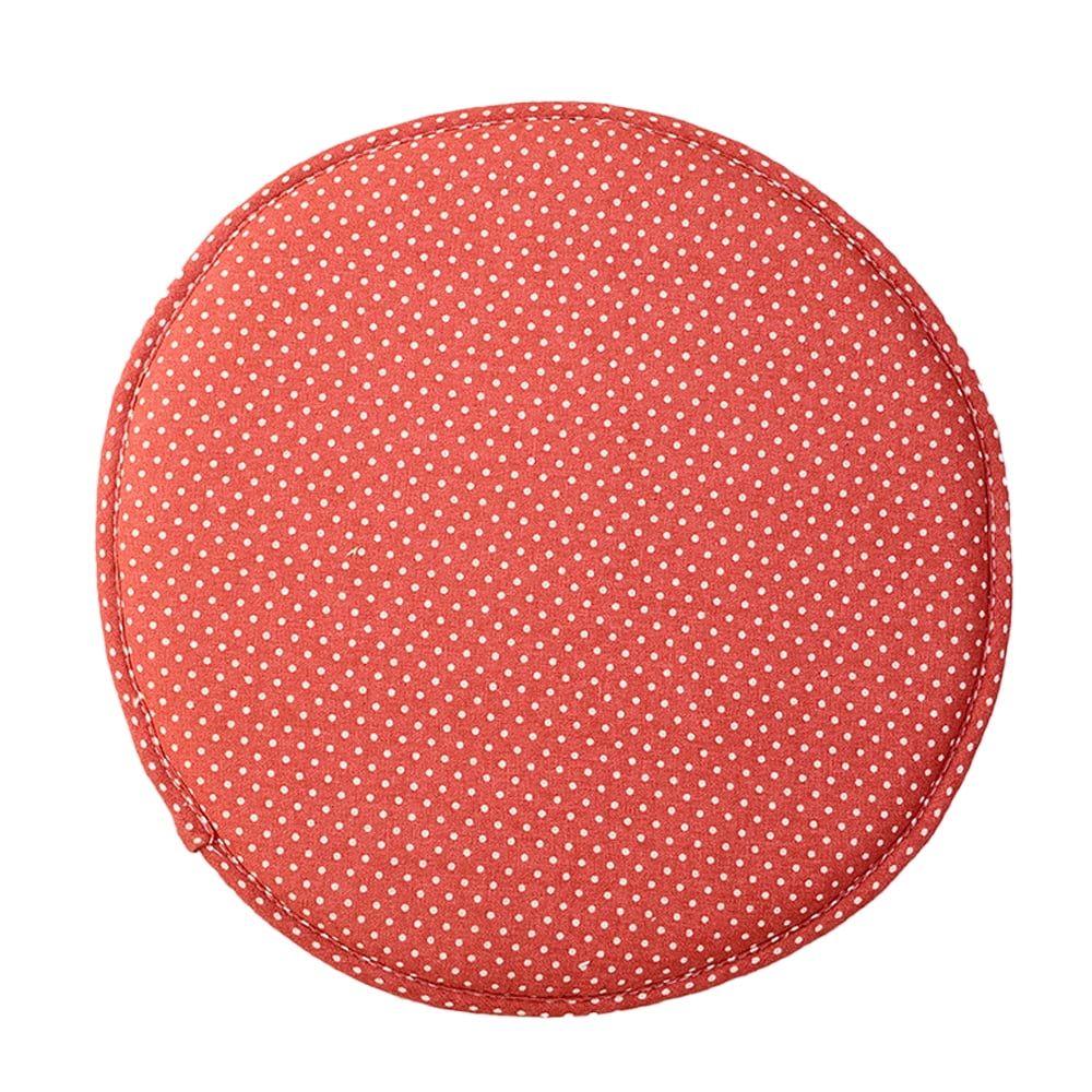 Round Stool Chair Cushions for Kitchen Dining Seat Pads with Ties Non