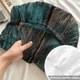 thumbnail image 4 of Cal.King Size Fitted Sheet Set - Teal Brown Plank Prints 3 Piece Bedding Sets 16" Deep Pocket Fitted Sheet with 2 Pillowcases, Farmhouse Vintage Wooden Grain Brushed Microfiber Hotel Bed Sheets, 4 of 9