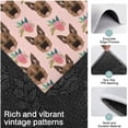 thumbnail image 3 of German Shepherd with Roses Kitchen Rugs Sets Of 3,Kitchen Runner Rugs Non Skid Washable,Decorative Kitchen Floor Mats for Kitchen,Sink,Laundry,17"x30"+ 17"x47" + 17"x59", 3 of 6