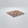 thumbnail image 4 of Ekena Millwork 7 3/8"W x 7 3/8"H x 1/4"T Extra Small Garland Decorative Fretwork Wood Wall Panels, Red Oak, 4 of 18
