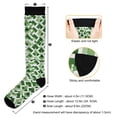 thumbnail image 3 of joogoo St Patrick Checkered Grid Socks Women Men Knee High Sock, 3 of 8