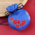 thumbnail image 2 of Bordado bolsita bendiciones cordón joyería regalos bolsa de almacenamiento hogar Oficina dormitorio colgante puerta ventana coche colgante Ropa, zapatos y accesorios Miscelánea Azul oscuro Guardurnaity AP017960-06, 2 of 6