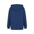 thumbnail image 5 of Sweats Décontractés Polyvalents à Manches Longues Sweat-Shirt Bleu Ciel XL, 5 of 5