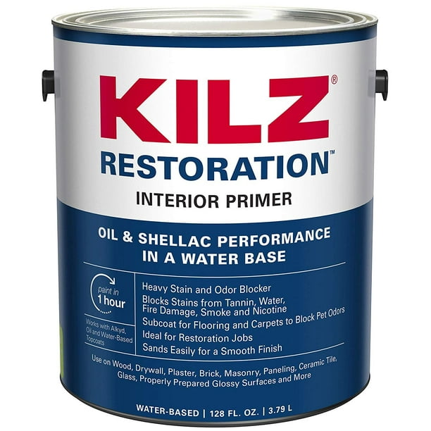 KILZ Restoration Maximum Stain and Odor Blocking Interior Latex Primer