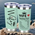 thumbnail image 2 of 【Wife swig Tumbler】Gifts for Wife from Husband - Wife Gifts - Wedding Anniversary for Women, Birthday Gift Ideas, Mothers Day, Christmas Gift for Her - Romantic Love Cup for Her - 20 Oz  Tumbler, 2 of 9