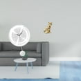 thumbnail image 2 of Escultura De Reloj De Gato Acrílico, Adorno Silencioso Y Ligero, Artesanía, Figura De Animal Con Grandes Números Arábigos, Decoración Para Colgar En La Pared, Para Cocina, Estudio, Casa De, 2 of 8