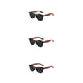 thumbnail image 3 of Maytalsory Wooden Men Lightweight Frame Unisex Polarized Lens Protection Handmade Driving Eyewear black 3Set, 3 of 6