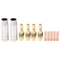thumbnail image 1 of 11Pcs/Set Mig Welding Nozzle Welder Torch Nozzles Holder Contact Tips 0.040 Inch Gas Diffuser Set For Torches, 1 of 8