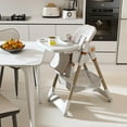 thumbnail image 6 of Alvantor Baby High Chair for Infant Portable Toddler Feeding Seat with Belt for Home, Dining White, 6 of 8