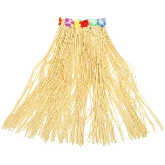 CIMAXIC grass skirt Hawaii Party Hula Skirt Vacation Performance Costume Hula Skirt Hawaii Dressing,31.5"X26.77"X0.79"