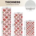 thumbnail image 4 of Pink Cow Strawberry Hat Pattern Kitchen Rugs Sets Of 3,Kitchen Runner Rugs Non Skid Washable,Decorative Kitchen Floor Mats for Kitchen,Sink,Laundry,17"x30"+ 17"x47" + 17"x59", 4 of 6