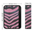 thumbnail image 3 of Shangniulu Pink Black Stripes Safety Seat Belt Cover Leopard Tiger Print Shoulder Pads for Universal Car Auto Interior Accessories, 3 of 5