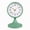 Green, variant on TIMESS Vintage Analog Alarm Clock with Night Light, Silent Non-Ticking Battery Operated Desk Clock for Bedroom Bedside Table, Retro Decorative Quartz Table Clock, Red