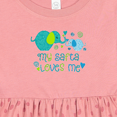 thumbnail image 4 of Inktastic My Safta Loves Me Cute Elephants Girls Baby Dress, 4 of 5