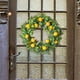 thumbnail image 5 of Corona Artificial de limón para puerta delantera, guirnalda de primavera de 45cm, adorno colgante en la pared para cerca de granja, decoración del, 5 of 8