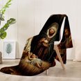 thumbnail image 2 of Christmas Throw Blanket-Jesus Series,39.4x27.6 inches Reversible and Ultra-Plush Flannel Fleece-Winter Christmas Sherpa Throw- Lightweight Soft and Cozy-Holiday Decorative Throw, 2 of 6