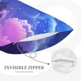 thumbnail image 5 of Fotbe Dreamy Colorful Starry Sky Pillow Cases - Envelope Closure - Luxury, Extra Soft, Cooling Pillow Covers - Wrinkle, Fade, Stain Resistant-16"x24", 5 of 8