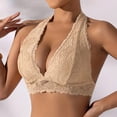 thumbnail image 6 of Fashion Sets for Womens Halter Lace Bralette Bra Non Padded Soft Breathable Wirefree Bra, 6 of 6