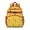 Red-10, variant on Healthy Green Avocado Pattern School Backpack - Lightweight Durable Bookbag with Padded Straps for Heavy Loads