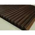 thumbnail image 4 of MG-2013 Rounded Mini Slats Wenge 94.5 in x 12 in Polystyrene Wood Slat Walls (78.8 Sq.ft / Pack) - 10 Pieces, 4 of 5