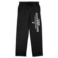 thumbnail image 6 of Yellowstone The Bunkhouse Adult Black Sleep Pajama Pants-Medium, 6 of 7