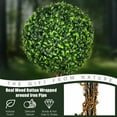 thumbnail image 6 of Gymax 4 Ft Artificial Triple Ball Topiary Tree Greenery Plant Home Office Decor, 6 of 8